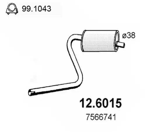 средно гърне ASSO 12.6015