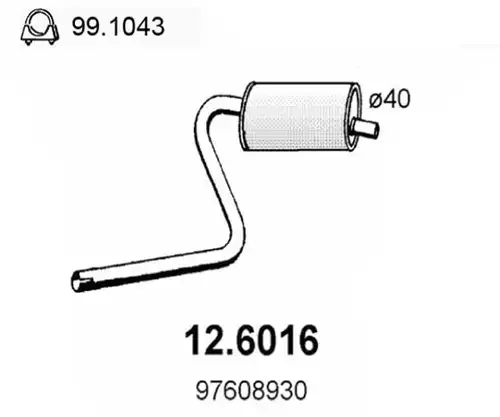 средно гърне ASSO 12.6016