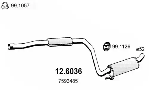 средно гърне ASSO 12.6036