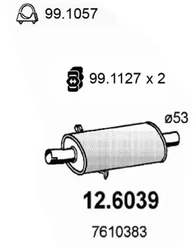 средно гърне ASSO 12.6039