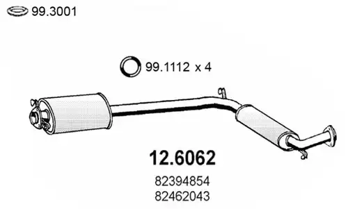 средно гърне ASSO 12.6062