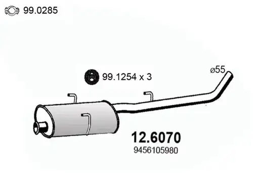 средно гърне ASSO 12.6070