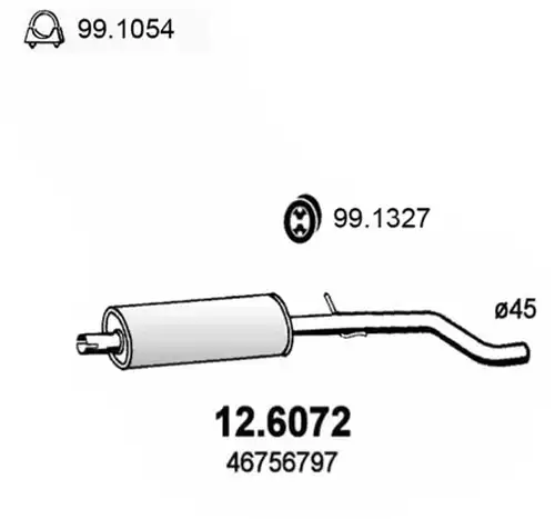 средно гърне ASSO 12.6072