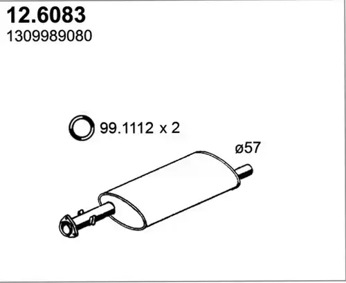 средно гърне ASSO 12.6083