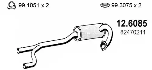 средно гърне ASSO 12.6085