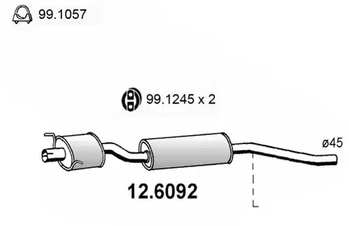 средно гърне ASSO 12.6092