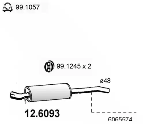 средно гърне ASSO 12.6093