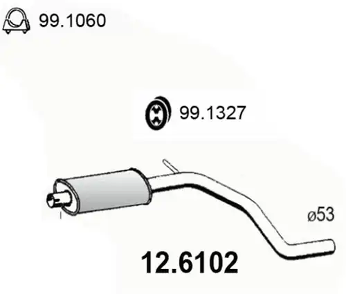 средно гърне ASSO 12.6102