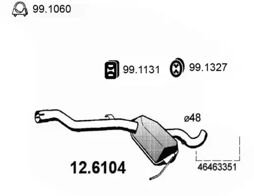 средно гърне ASSO 12.6104