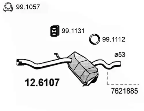 средно гърне ASSO 12.6107