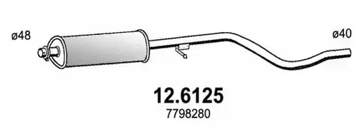 средно гърне ASSO 12.6125