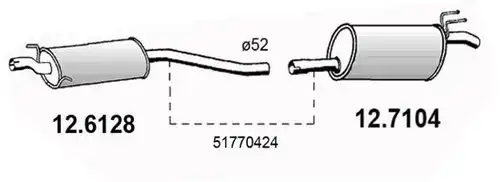 средно гърне ASSO 12.6128