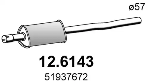 средно гърне ASSO 12.6143