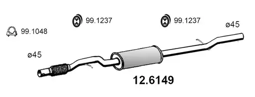 средно гърне ASSO 12.6149