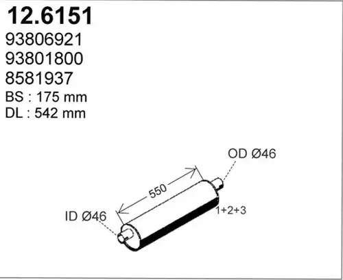 средно гърне ASSO 12.6151