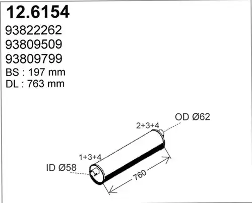 средно гърне ASSO 12.6154