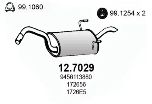 крайно гърне ASSO 12.7029