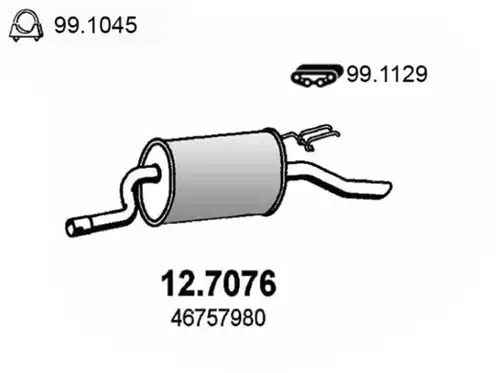 крайно гърне ASSO 12.7076