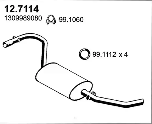 крайно гърне ASSO 12.7114