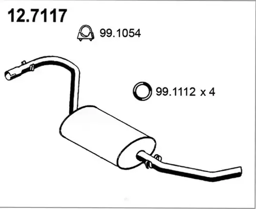 крайно гърне ASSO 12.7117