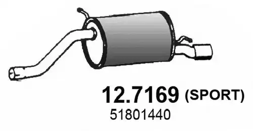 крайно гърне ASSO 12.7169