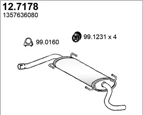 крайно гърне ASSO 12.7178