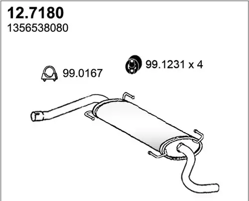 крайно гърне ASSO 12.7180