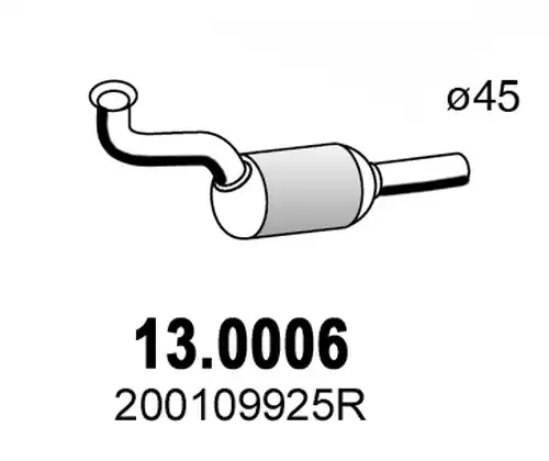 катализатор ASSO 13.0006