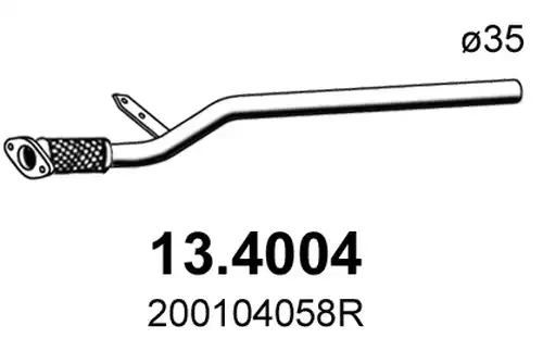 изпускателна тръба ASSO 13.4004