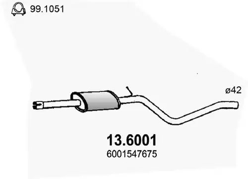 средно гърне ASSO 13.6001