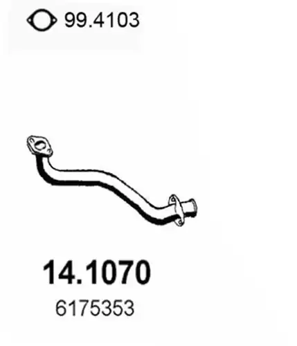 изпускателна тръба ASSO 14.1070