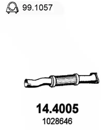 изпускателна тръба ASSO 14.4005