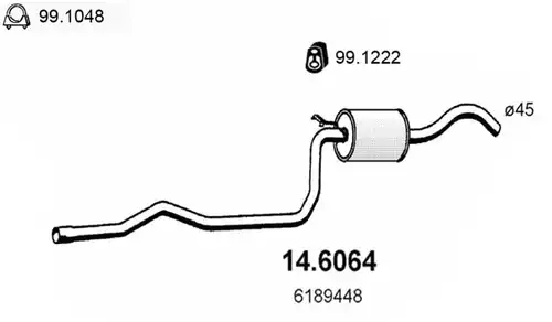 средно гърне ASSO 14.6064