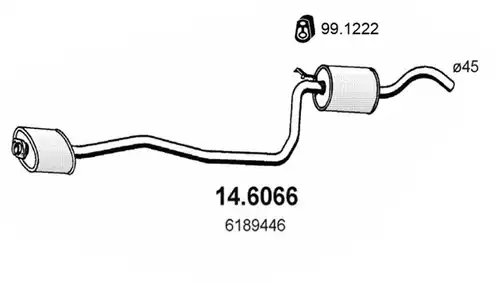 средно гърне ASSO 14.6066