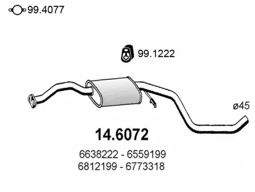 средно гърне ASSO 14.6072