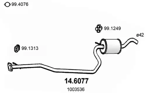 средно гърне ASSO 14.6077