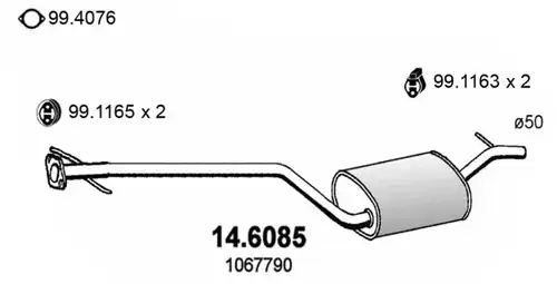 средно гърне ASSO 14.6085