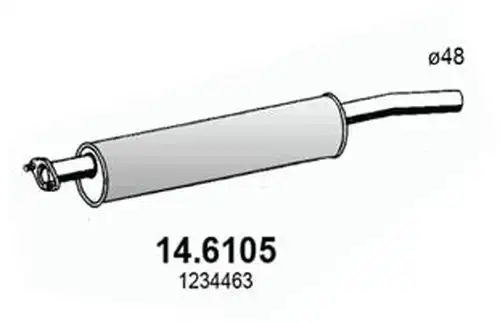 средно гърне ASSO 14.6105