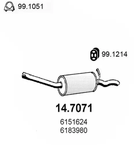 крайно гърне ASSO 14.7071