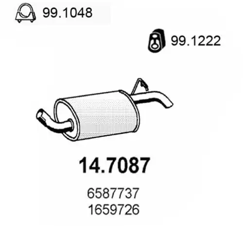 крайно гърне ASSO 14.7087