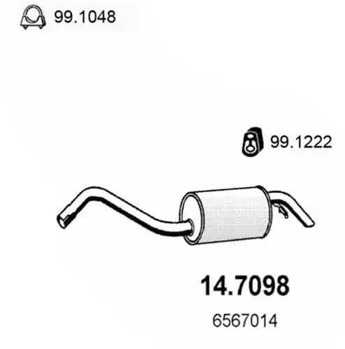 крайно гърне ASSO 14.7098