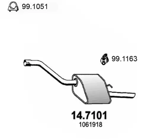 крайно гърне ASSO 14.7101