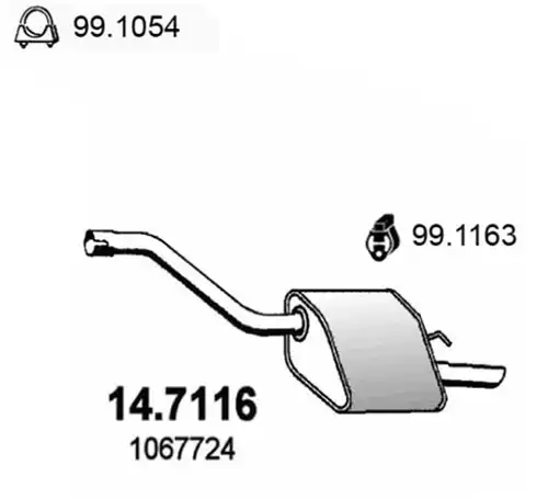 крайно гърне ASSO 14.7116