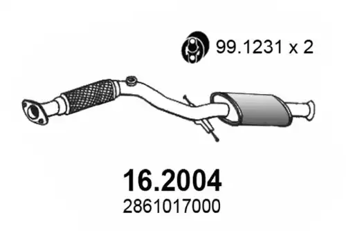 предно гърне ASSO 16.2004