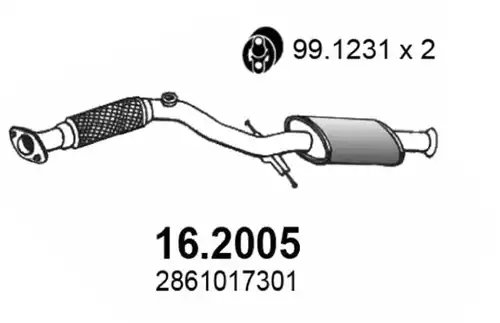 предно гърне ASSO 16.2005