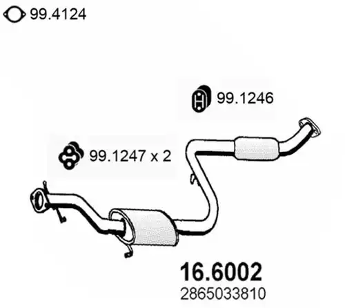 средно гърне ASSO 16.6002