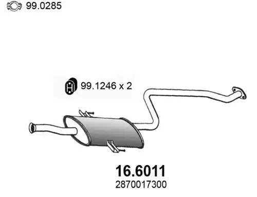 средно гърне ASSO 16.6011