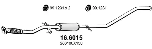 средно гърне ASSO 16.6015