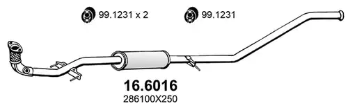 средно гърне ASSO 16.6016