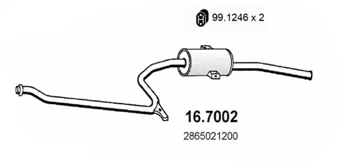 крайно гърне ASSO 16.7002